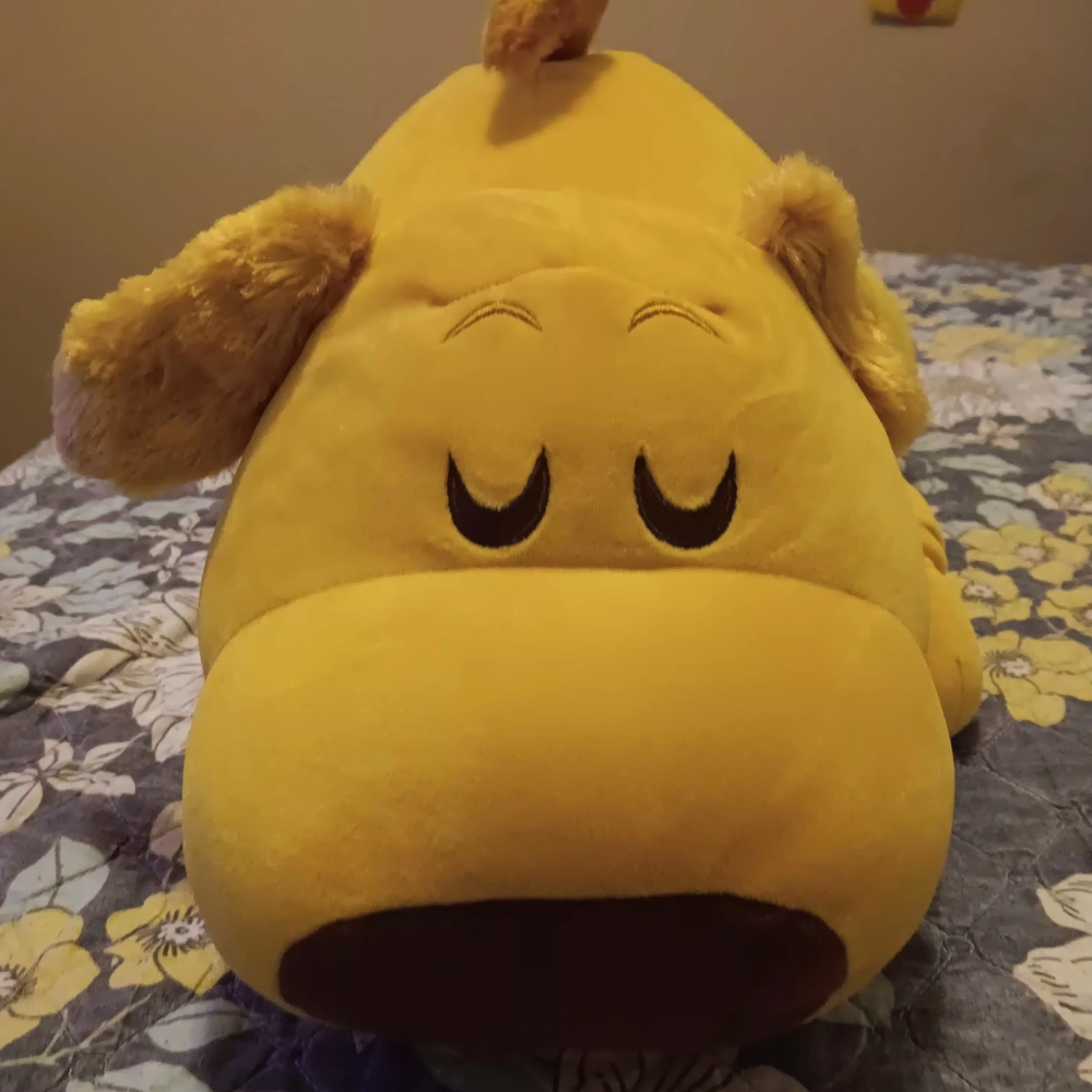 Disney Up Movie Dug Kids’ Cuddleez Plush Stuffed Animal Toy Large 22" Yellow EUC
